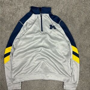 Gray u‎ of m michigan quarter zip up